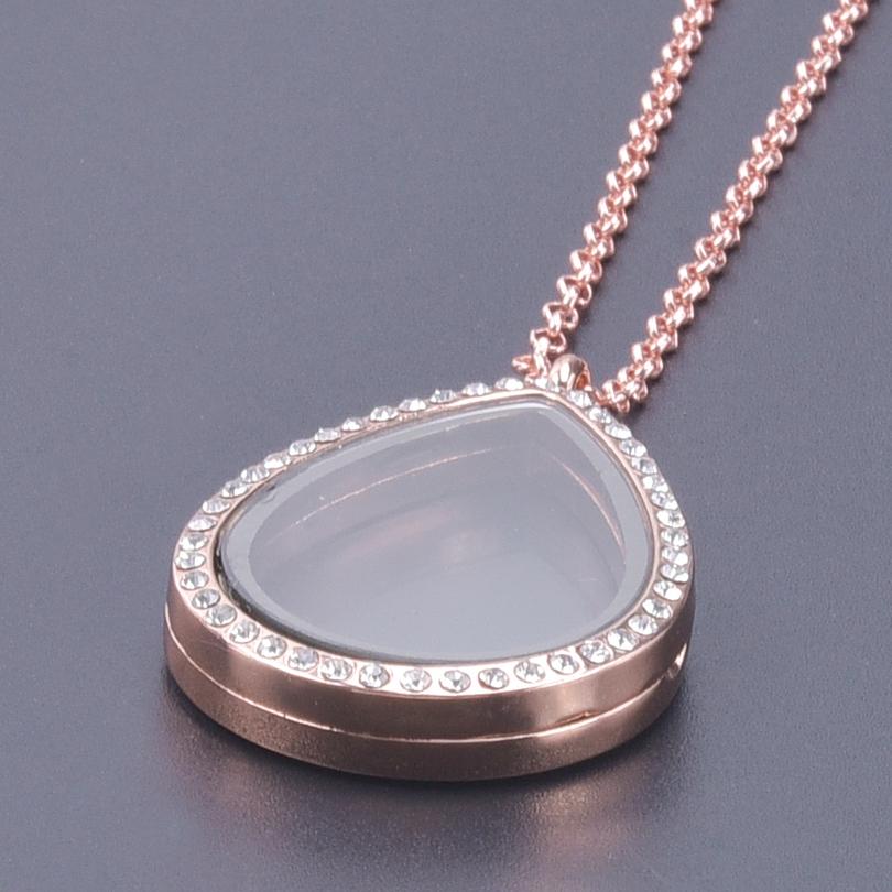 1Pc Round Heart Glass Cremation Urn Locket Pendant Necklaces For Ashes Mix Geometric Memory Floating Relicario Collares Jewelry