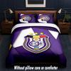 Set Biancheria da Letto Design Anderlecht FC 1 Copripiumino + 2 Federe Morbide Traspiranti Biancheria da Letto per la Casa