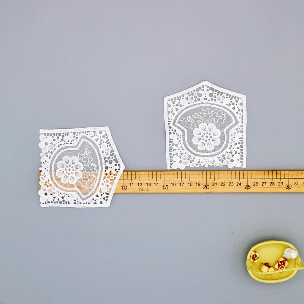 Fake Pocket Patch Embroidery Lace Diy Handmade Clothing Accessories T-Shirt Dress Decal Sweet Wind