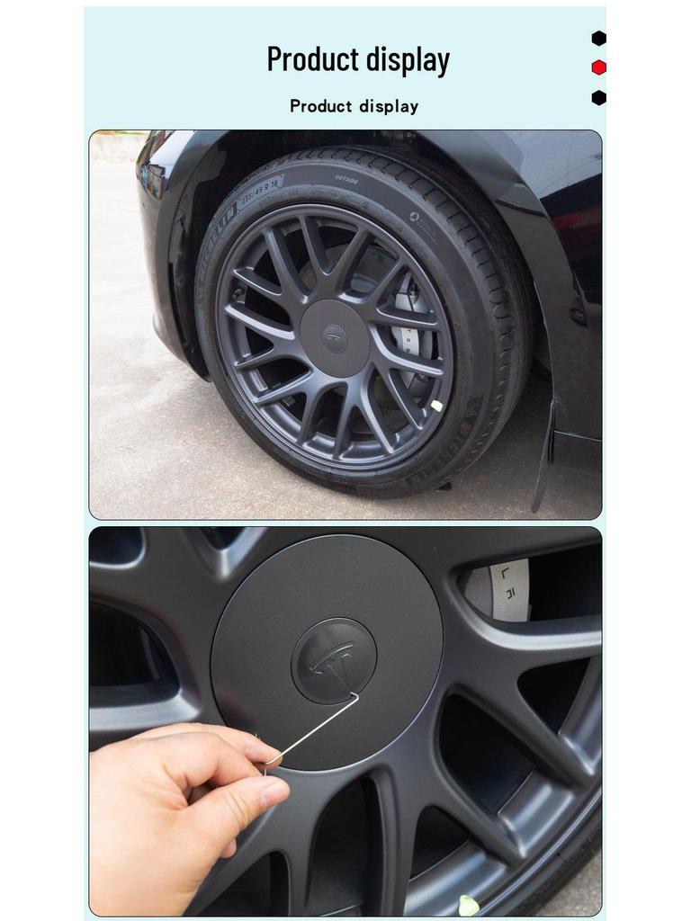 Schutzkappe für die Mittelbohrung für 18-Zoll-Reifen des Tesla Model 3