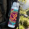 1PC Colorful Om Mandala Pattern 750ml Color Plastic Sports Water Bottle Leakproof Flip Straw Lid For Sports Office Home Use