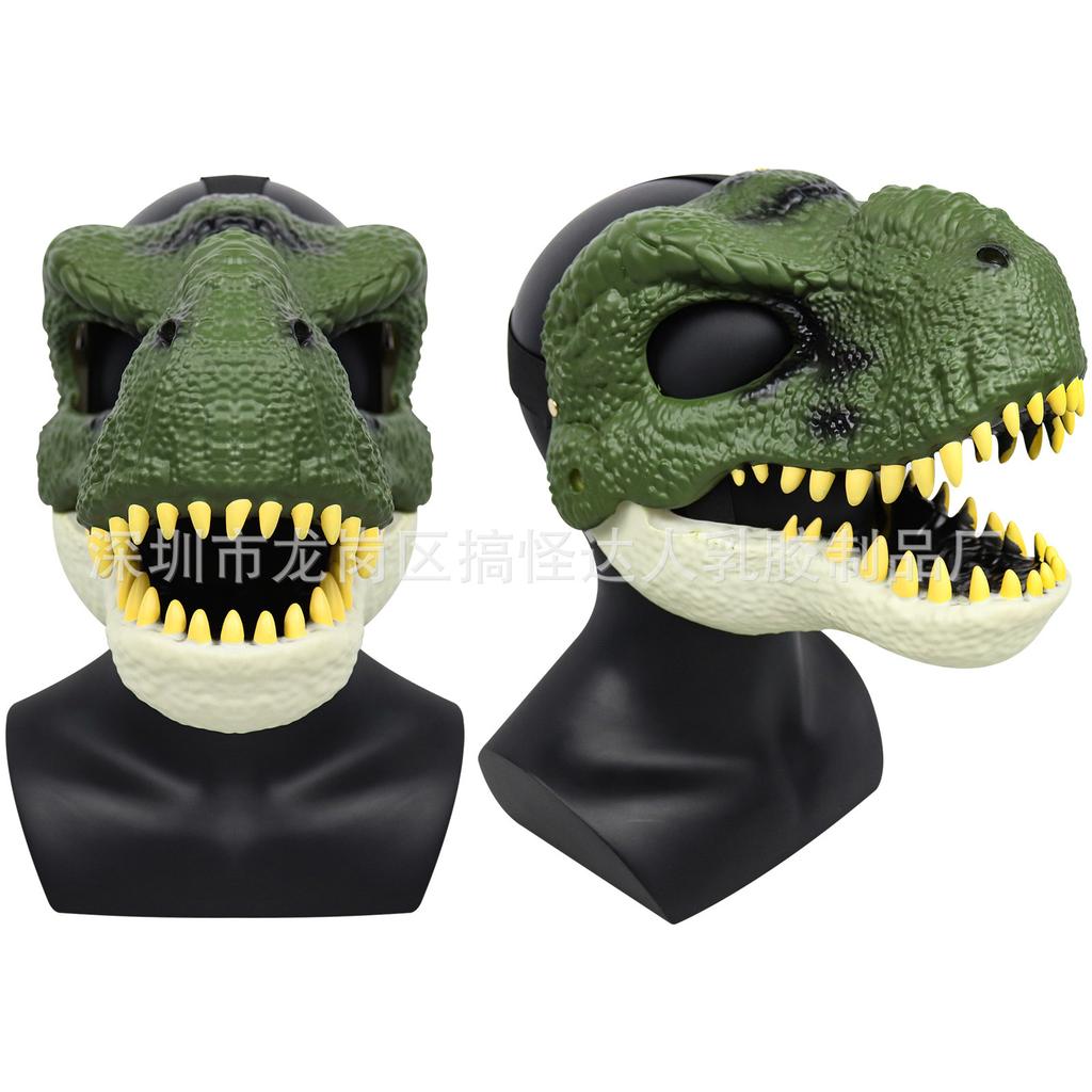 Dinosaur mouth mask, Halloween animal mask, Tyrannosaurus Rex dinosaur mask, Christmas party headgear