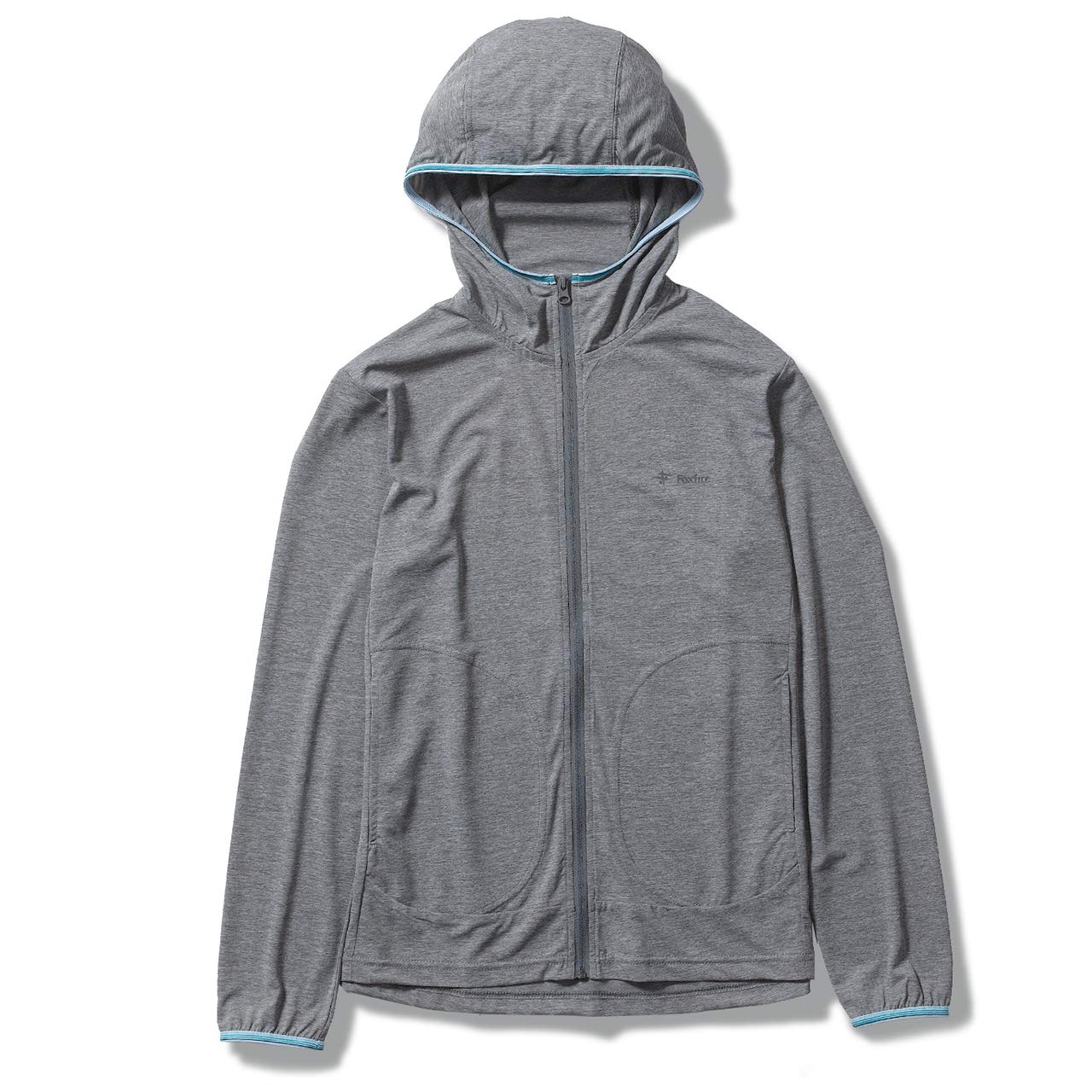 

Shirt absorbing and quick SC Hoodie for XL [Foxfire] [8215197] [Insect repellent] [Skolon] [Sweat drying] [UV protection] [Hoodie] women, gray, сірий колір