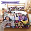 Aitana Custom Name Pattern Bedding,Quilt Set Quilt Cover Pillowcase Home Birthday Gift(1 * Duvet Cover + 2 * Pillowcase, Without Core)