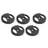 5PCS Plastic Record Adapters 45RPM Turntable Adapter Gramophone Accessories Black 1L50