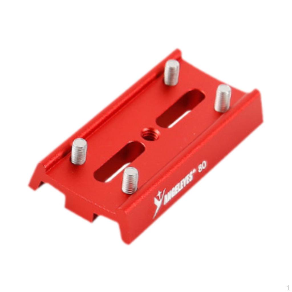 Dovetail Mounting Plate Telescope Accessories Easily Install 3.15 Inch Long