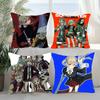 S-Soul E-Eater Animation Pillow Case Fashion Square Pillowcase Bedroom Sofa Room Ins Decoration Leisure