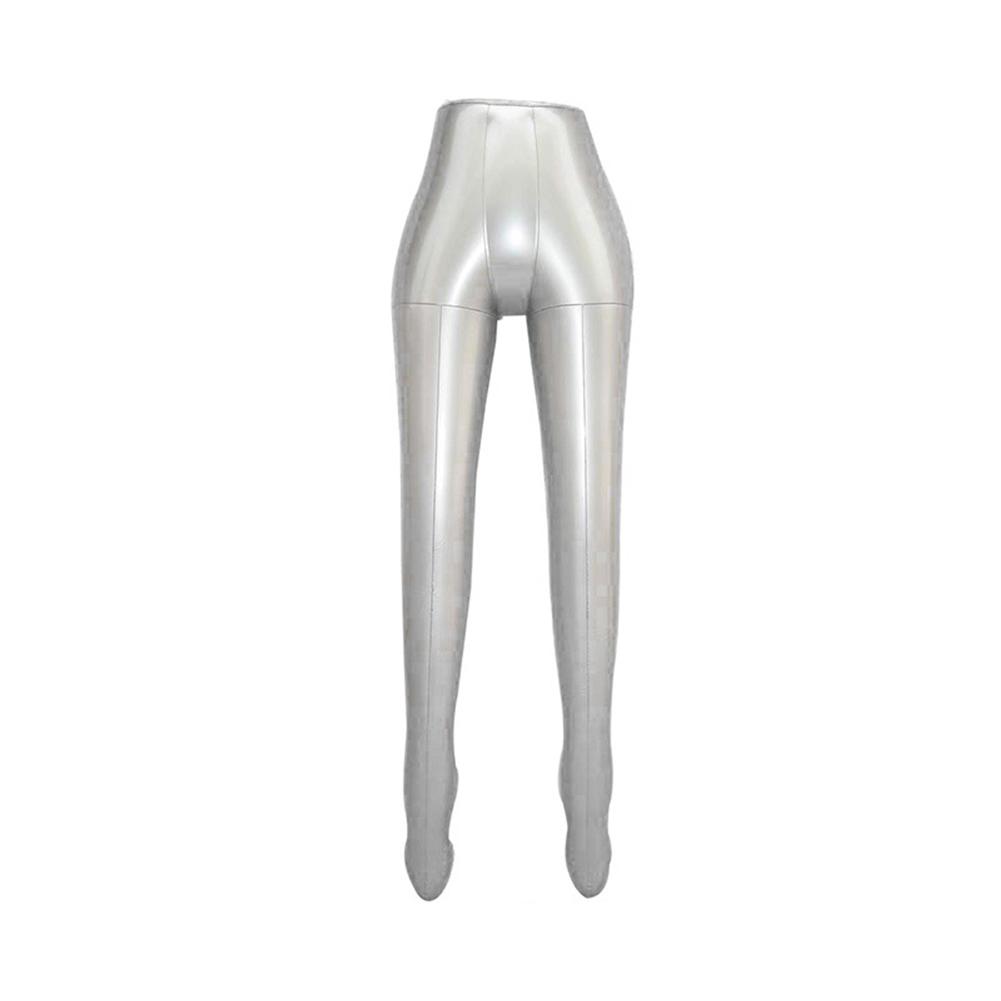 PVC Aufblasbare Weibliche Halbkörper Beine Schaufensterpuppe 113cm Höhe zum Ausstellen von Hosen Röcken und Unterkörperbekleidung