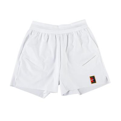 Logo Sneldrogend Geweven Sport Tennis Casual Korte Broek Heren shorts Wit FZ6948-100