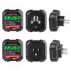 Ground Zero Line Plug Polarity Phase Check US EU Plug RCD GFCI Test AC Socket Tester Socket Detector 90-250V Voltage Test
