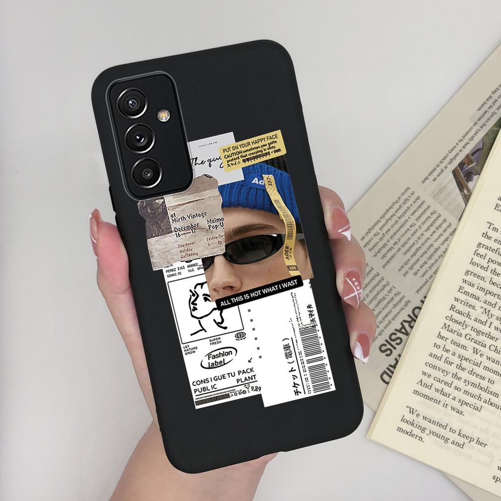 For Samsung A82 Phone Case Butterfly Lavender Matte Cover For Samsung Galaxy A82 A 82 Funda Soft Silicone Shockproof Bumper Capa