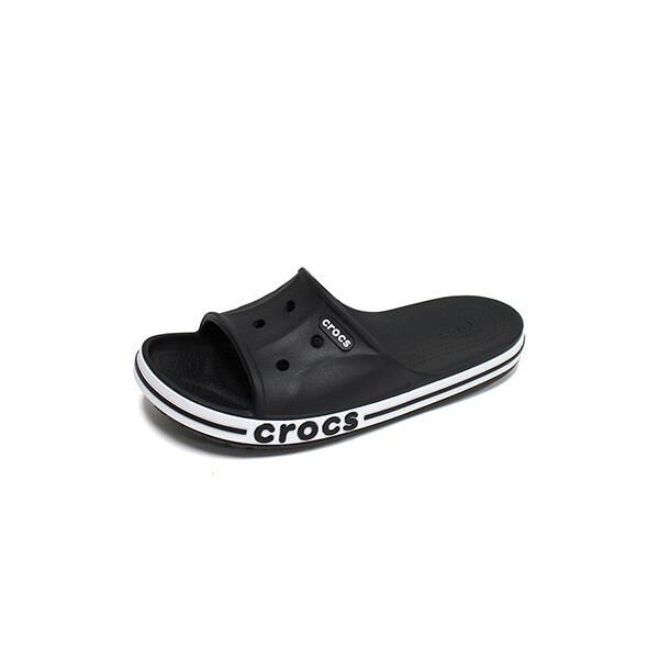 Crocs Bayaband Slide Öffentliche Hausschuhe Schwarz 205392 066