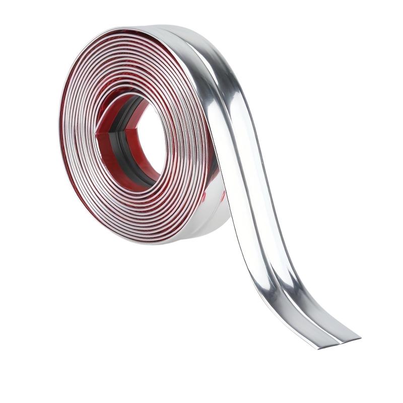 

1PC 1/2/3/5m Peel and Stick Molding Trim L-Shaped Self Adhesive Furniture Edge Bumper Flexible Table Door Frame Protector 1m срібний