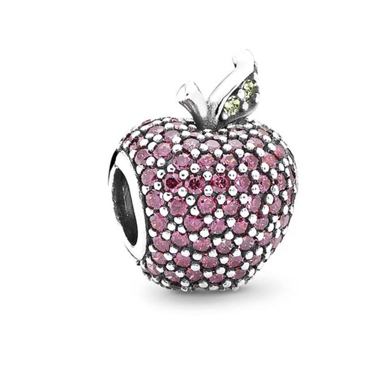 Doe-het-zelf Dames Sieraden Cadeaus Roze Paarse Serie Charms Glinsterende Oneindigheid Harten & Sterren Lavendel Bloemen Kralen Passend op Originele Armband