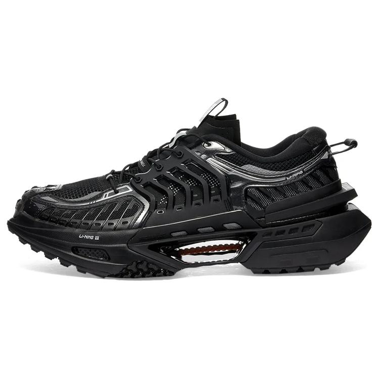 

LiNing Xuankong Cushioning, Slip Resistant, Abrasion Resistant, Coverage, Support Low Top Casual Shoes Men s Black 39.5
