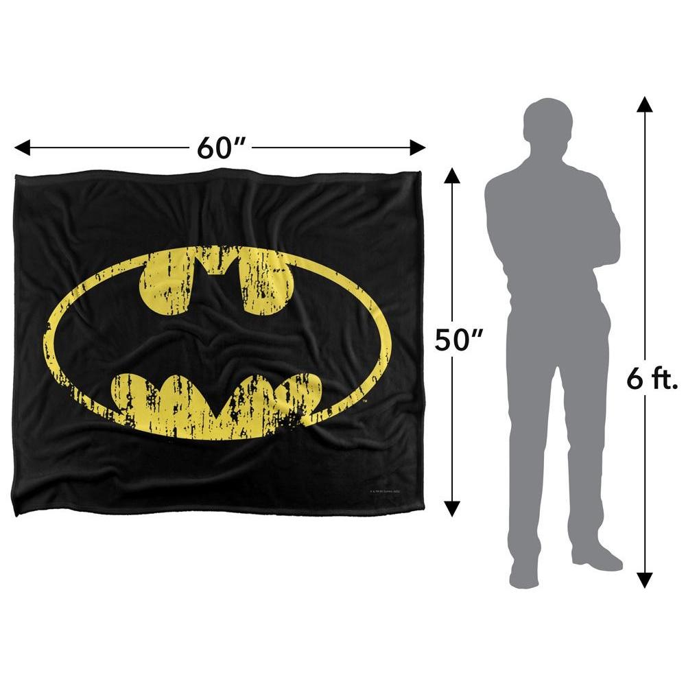 Batman Distressed Logo Blanket