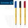 Schneider Tops505F Super Smooth Ballpoint Pen, 0.5mm, Yellow Barrel