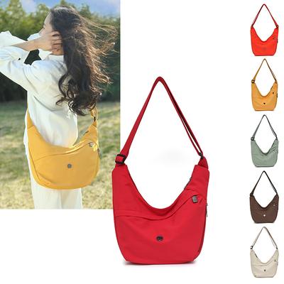 Duża Torba Hobo Lekka Torba Podróżna Damska Torba na Ramię Crossbody