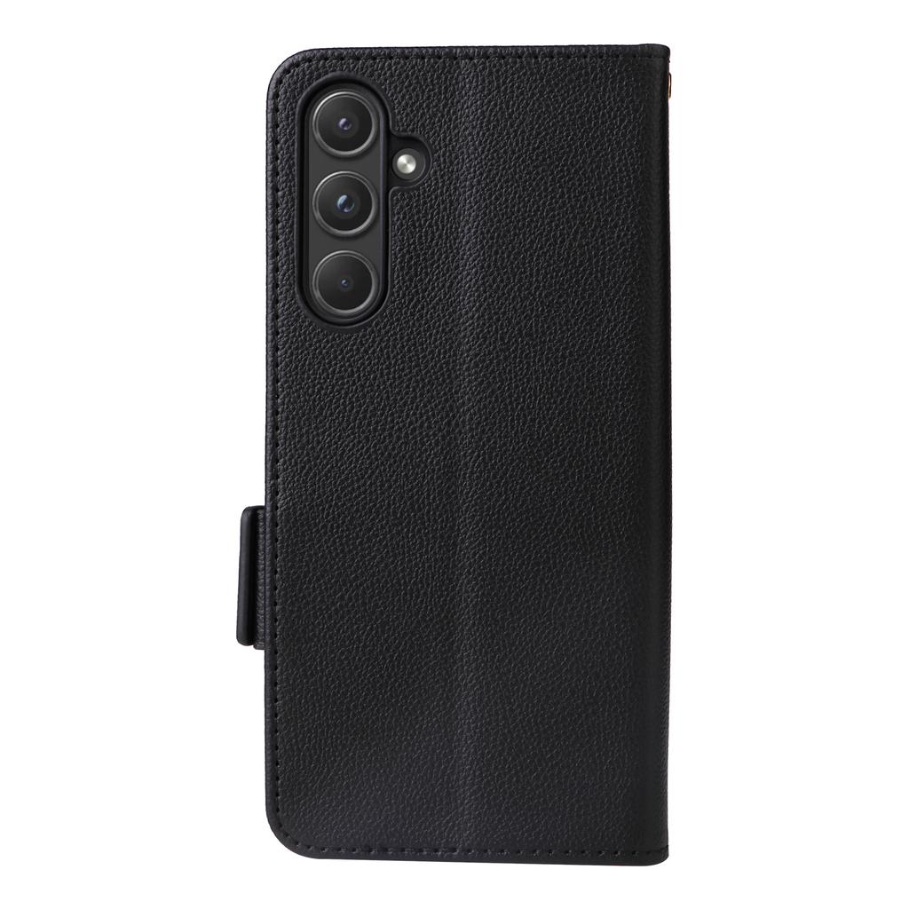 For Samsung Galaxy A55 5G Flip Wallet Leather Case Litchi Texture Phone Cover