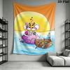 diddl Wall Tapestry Aesthetic Wall Hanging Printed Fabric Blanket Decorative Tapestries for Bedroom Living Room Home Decor