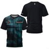 Herren Sommer Tischtennis Blumenprint Herren Badminton Tennis Marke Schnelltrocknend Kurzarm Herren Oberteil Sport T-Shirt