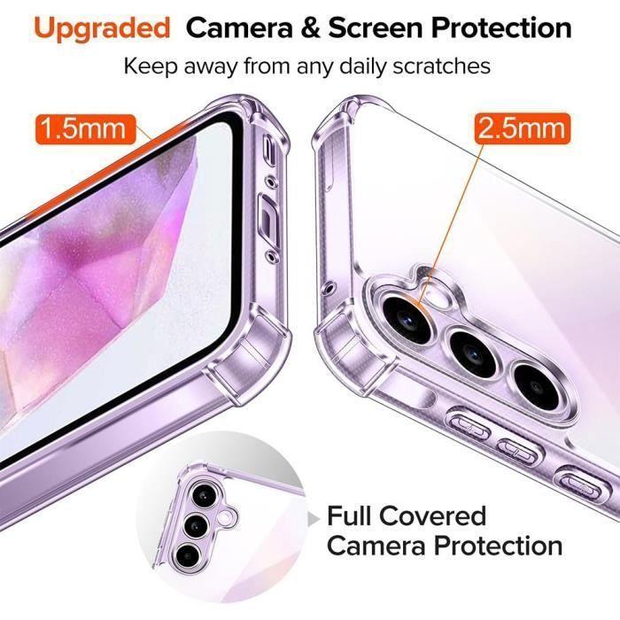 Coque de protection - BOOLING - pour Samsung Galaxy A36 - Silicone Antichoc - Transparent - Slim