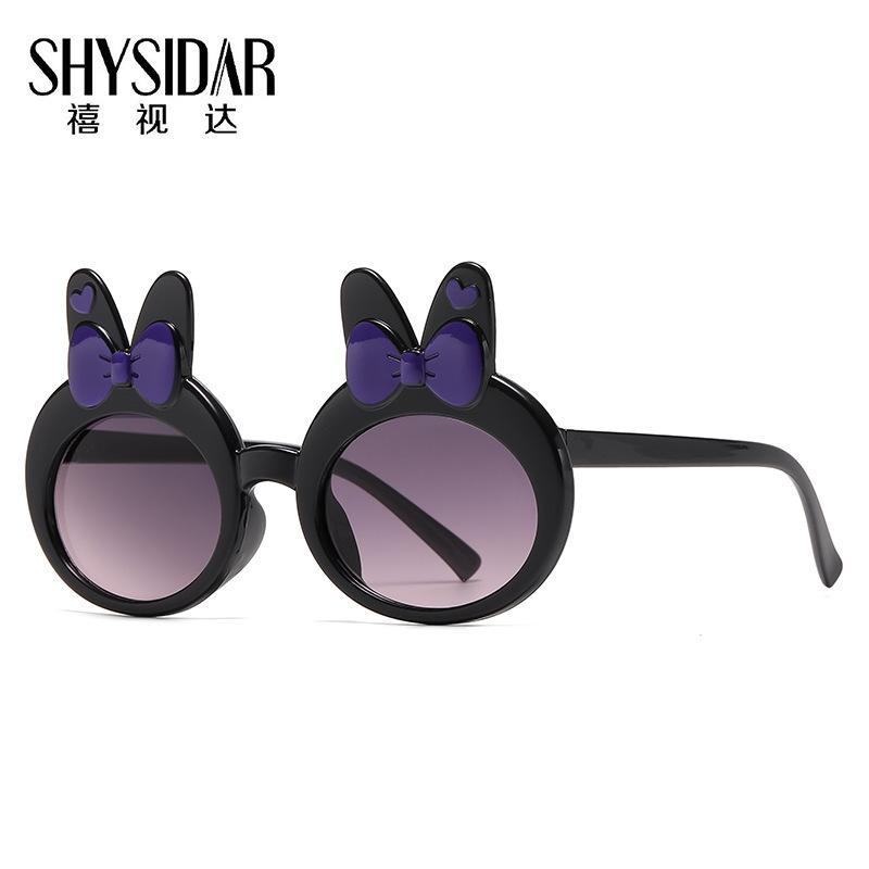 3081 Children'S Rabbit Ears Bow Sunglasses Baby Girl Cute Sunglasses Fashion Photo Glasses