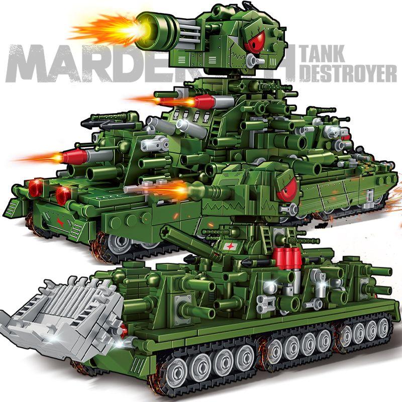 Tank World Ultimate KV44 Carl 44 Puzzle Giocattolo da Costruire KV99 Ultimate Leviathan