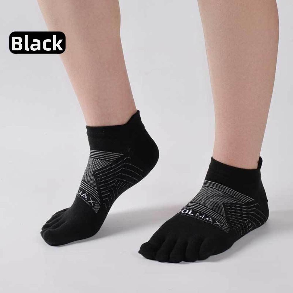 Sweat-Absorbent Five Finger Socks Breathable Ankle Socks Soft Sports Socks  For Men Women