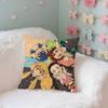 Amine K-Kimetsu No Yaibas Case Plush Fabric Soft Pillowcase Double Sided Print Cushion Cover Household Gifts