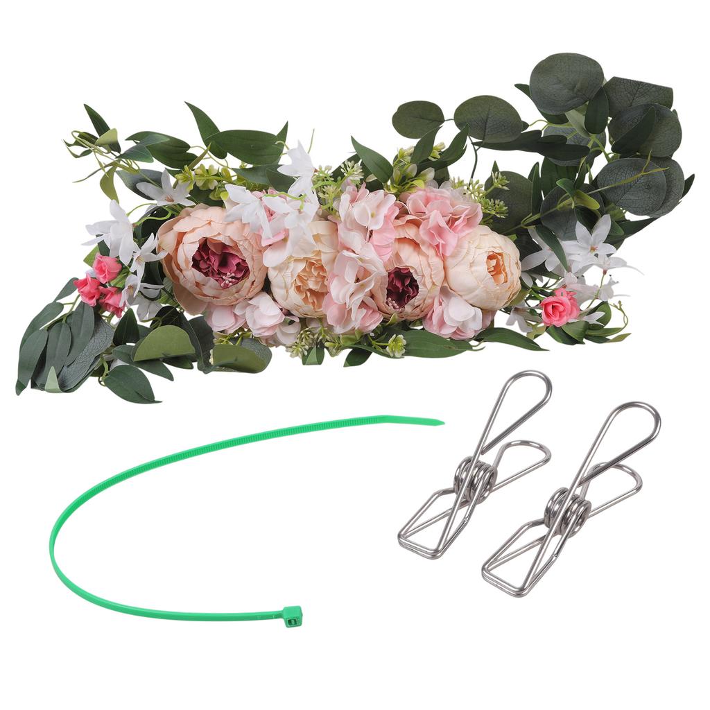 Künstlicher Blumenschmuck Hochzeitsbogen Dekoration für Hochzeitsrezeptions-Hintergründe Hochzeitszeremonie Schild Blumendekoration
