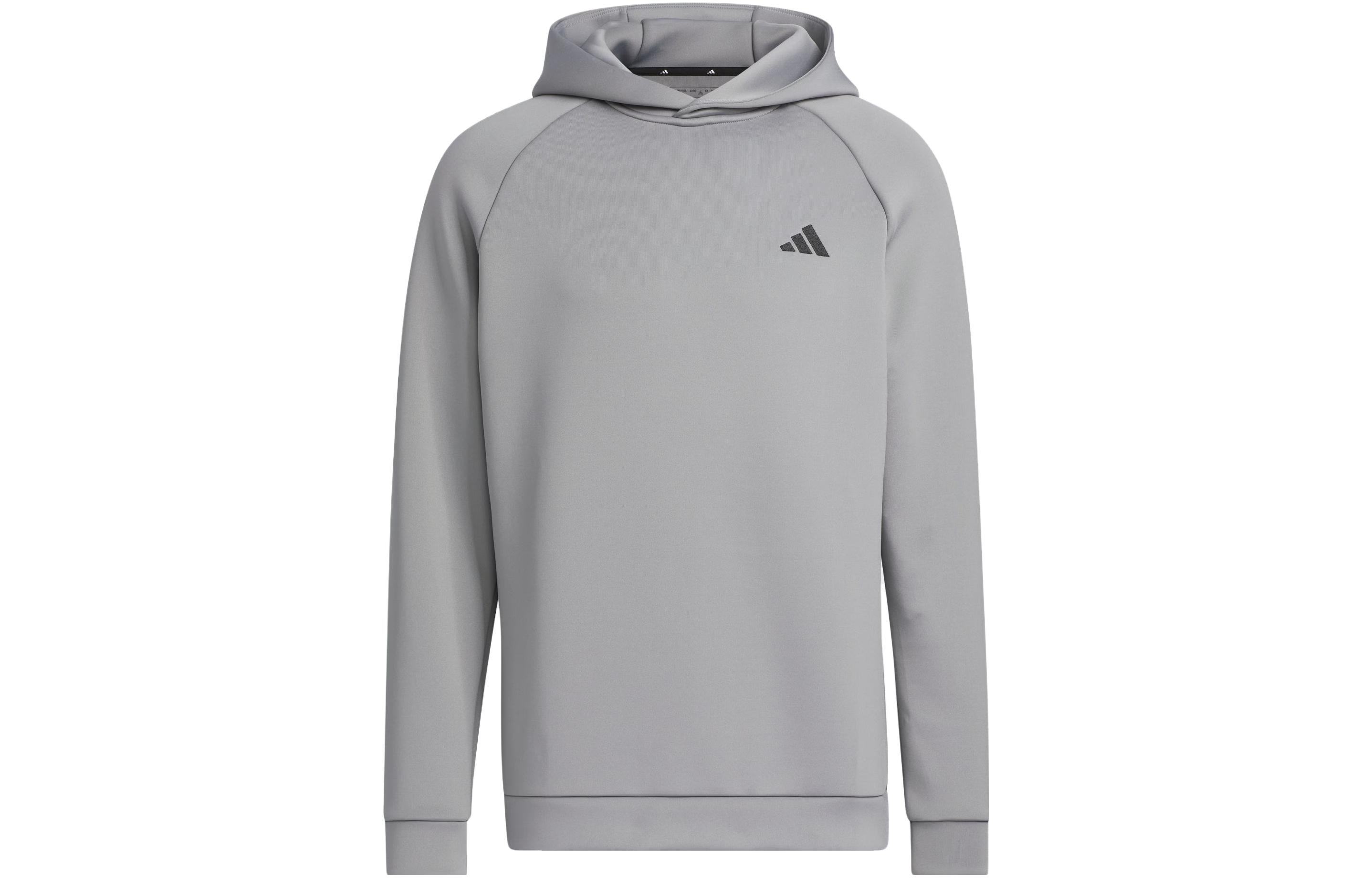 Adidas 3d Deboss Spacer Sleeve Hoodie Sweatshirt Men s Gray HZ3244 XL