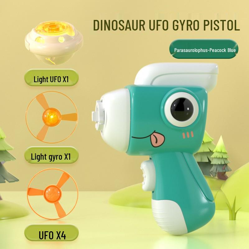 Cross-Border Luminous Octopus Spinning Top Bamboo Dragonfly Flying Saucer Interactive Battle Educational Toy