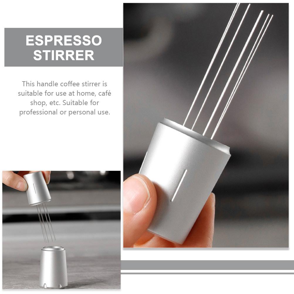 Espresso Coffee Stirrer Distributor Stainless Steel Powder Needle Uniform Distribution Bar Restaurant Family Accessory