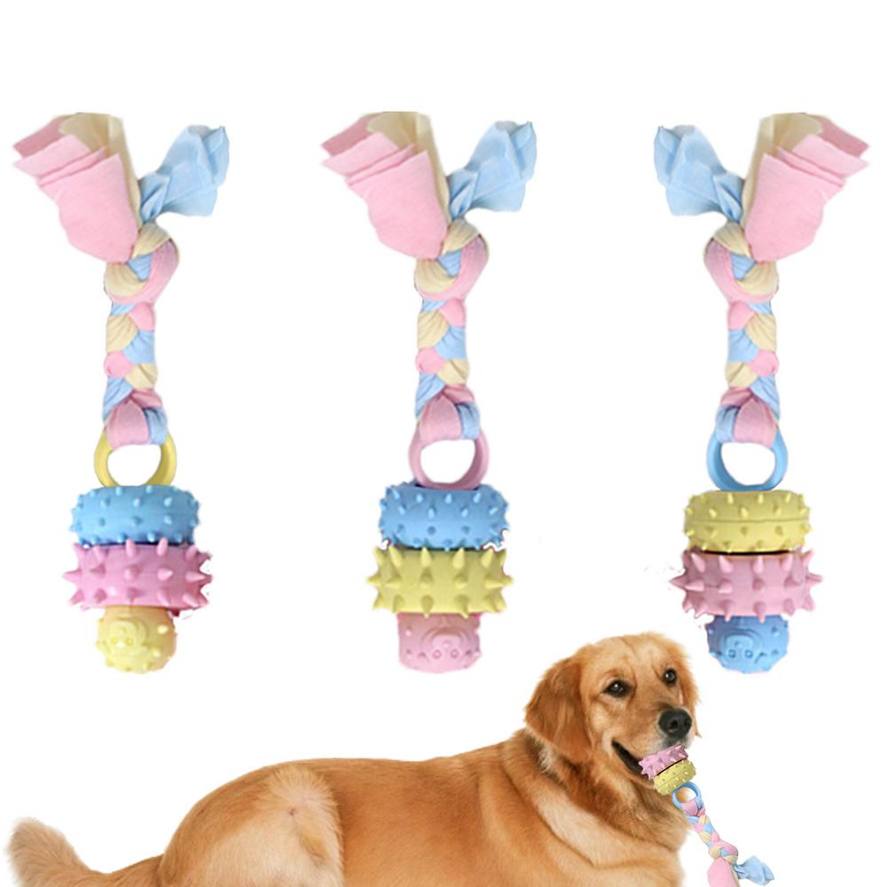 Puppy Chew Toy 3pcs Dog Chew Toys For Teething Interactive Puppy Teether Dog Teeth Cleaning Toy For Training And Cleaning Teeth