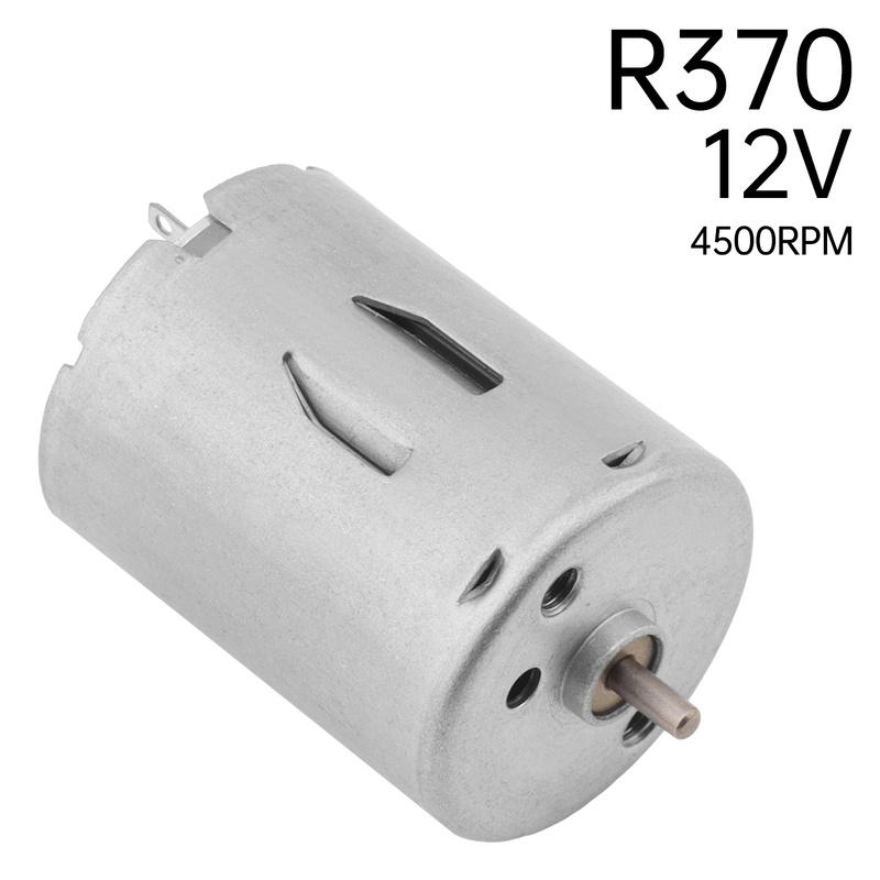 R370 DC Motor 12V 4500RPM Micro Motor for Fan Massager DIY Project Mini Fan Remote Control Car R 370 DC Motor