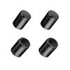 Aluminum Alloy Car Tire Valve Caps with Plastic Liner Universal Auto Motorcycle Bike Valve Dustproof Cover for Schrader Valve