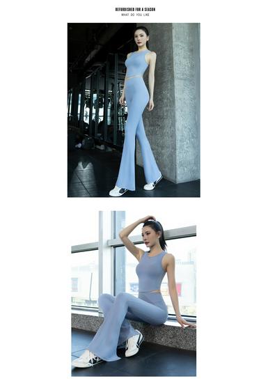 Conjunto de Fitness de Verano de Alta Gama para Mujer - Secado Rápido para Yoga y Pilates - Ropa Exterior de Manga Corta