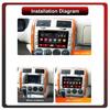 2Din Android Car-Play Car Radio,KIA Carnival 2002-2006,Multimedia Player Head Unit Stereo GPS Navigation BT WIFI,1+16GB
