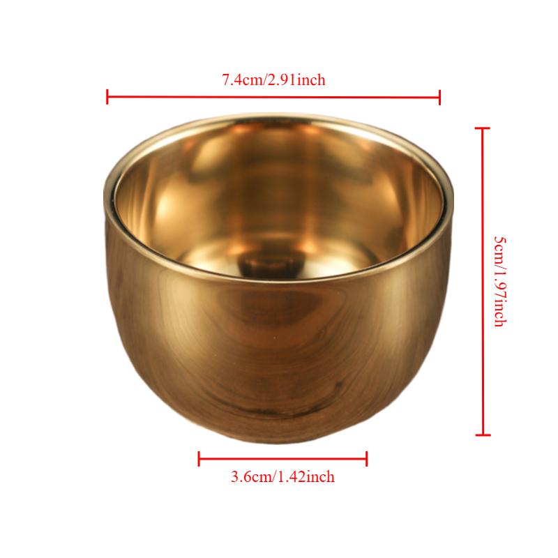 1-5pcs Stainless Steel Cup Thicken Coffee Milk Mug Heat Insulation Unbreakable Multi-function Teacup Soju Baijiu Teaware Barware