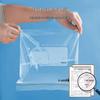 CHAHUA Double-Ribbed Freezer Food Storage Bags