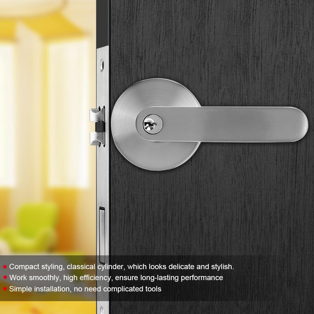 Modern Handle Door Lock Universal Door Entrance Lever for Bedroom Bathroom