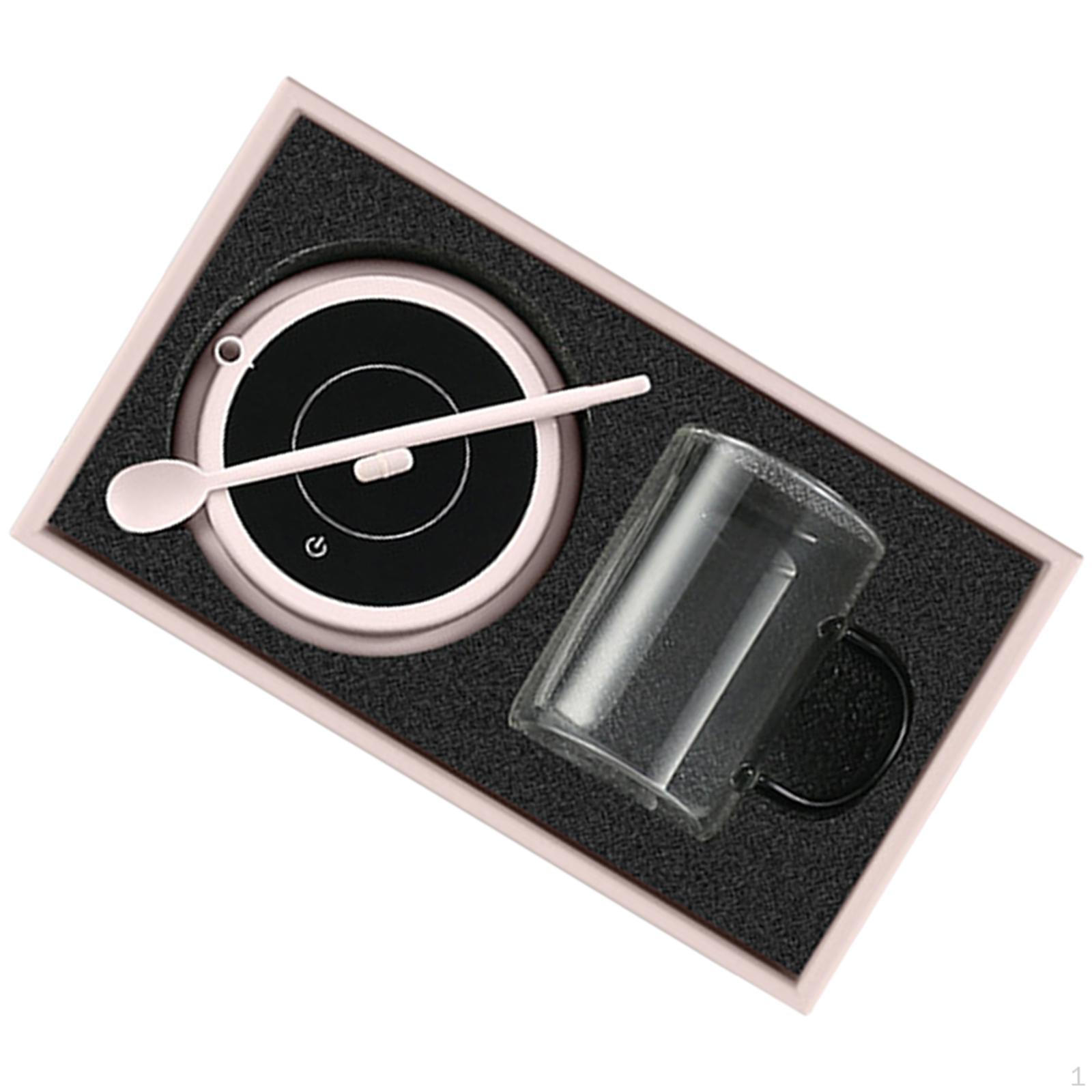 

Компактный электрический кофемиксер для использования дома и в офисе розовый