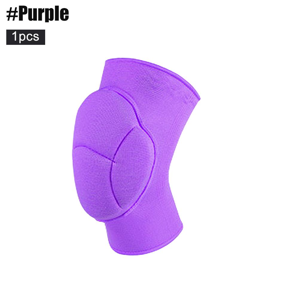

1 шт. наколенники толстые губчатые противоскользящие наколенники для предотвращения столкновений футбол бег трусцой борьба баскетбол волейбол женщины мужчины S фиолетовый