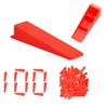 100 Pack Plastic Tile Spacers Reusable Clips Tiling Tool