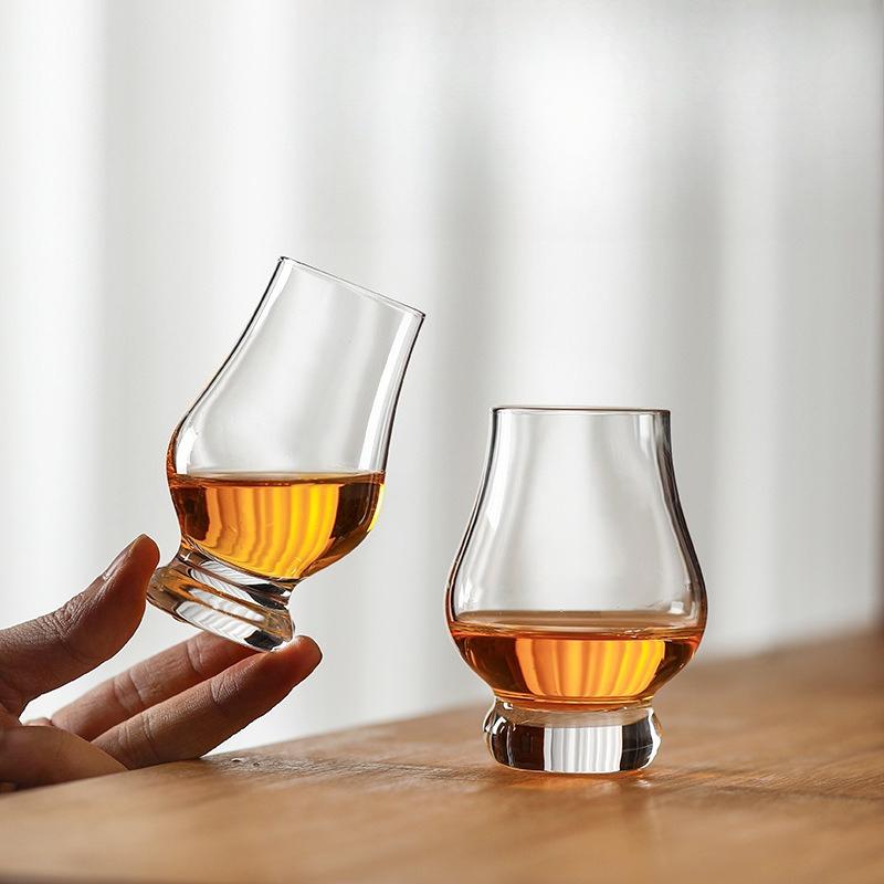 Degustační sklenice na whisky Sklenice na lihoviny Malý objem Tulipánová degustační sklenice na víno Křišťálové sklo ISO Aroma Čistý nápoj