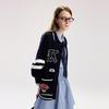 Teenie Weenie Women's Bear Letter Polo Knitted Cardigan
