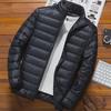 2023 Herren Slim Fit Leichte Winter Daunen-Baumwolljacke mit Stehkragen
