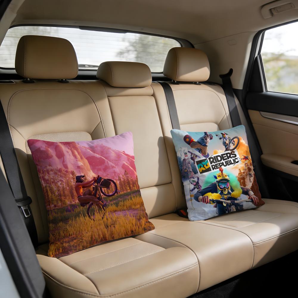 Cool Game RRiders RepublicS Cushion Cover Short plush pillowcase for bed sofa carwashable