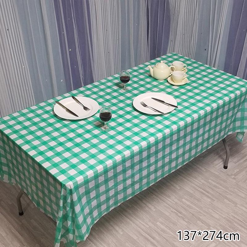 1PC Birthday Party Plastic Table Cover Disposable Table Cloth Waterproof Oil Proof Tablecloth Supplies